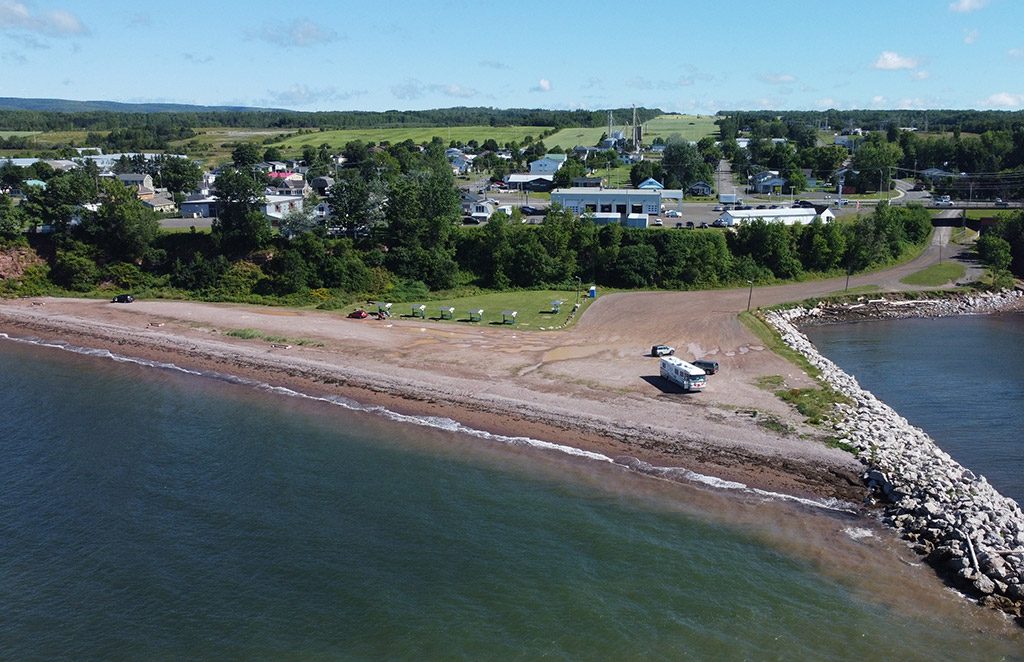 Plage du village Municipalité de Caplan
